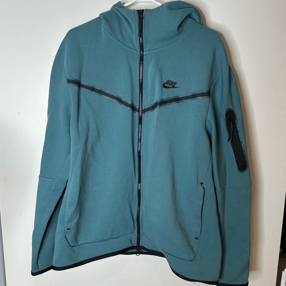 Nike Sportswear Tech Fleece Full Zip Hoodie Teal Men XL